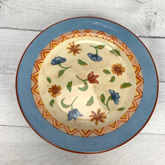 PTS Interiors SANIBEL Mutii Design Stoneware Lunch Snack Salad 8" Plates Set 4 - Picture 5 of 8